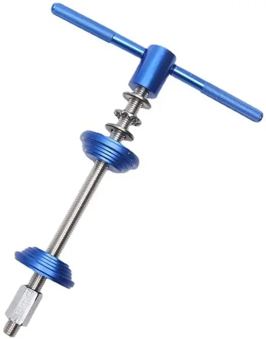 Bike Bearing Press Tool, Bottom Bracket Install and Remove, Effortless Bike Headset Tool for Mountain/road Bike
Bike Bearing Press Tool, Bottom Bracket Install and Remove, Effortless Bike Headset Tool for Mountain/road Bike