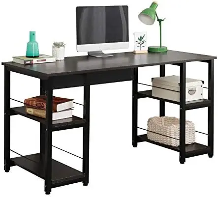 Desk 55 inches Computer Desk, Desk Morden Style with Open Shelves Worksation, Walnut DZ012-140-WA
Desk 55 inches Computer Desk, Desk Morden Style with Open Shelves Worksation, Walnut DZ012-140-WA