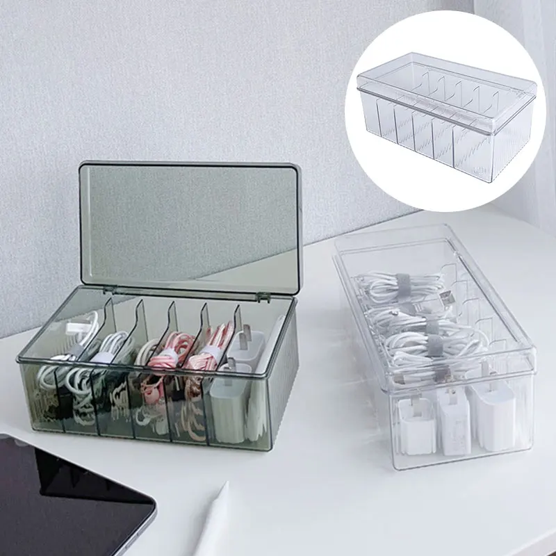 1Pc Data Cable Storage Box Plastic With Cover Storage Box Anti Dust Desktop Charger Socket Junction Box Household Necessities
1Pc Data Cable Storage Box Plastic With Cover Storage Box Anti Dust Desktop Charger Socket Junction Box Household Necessities