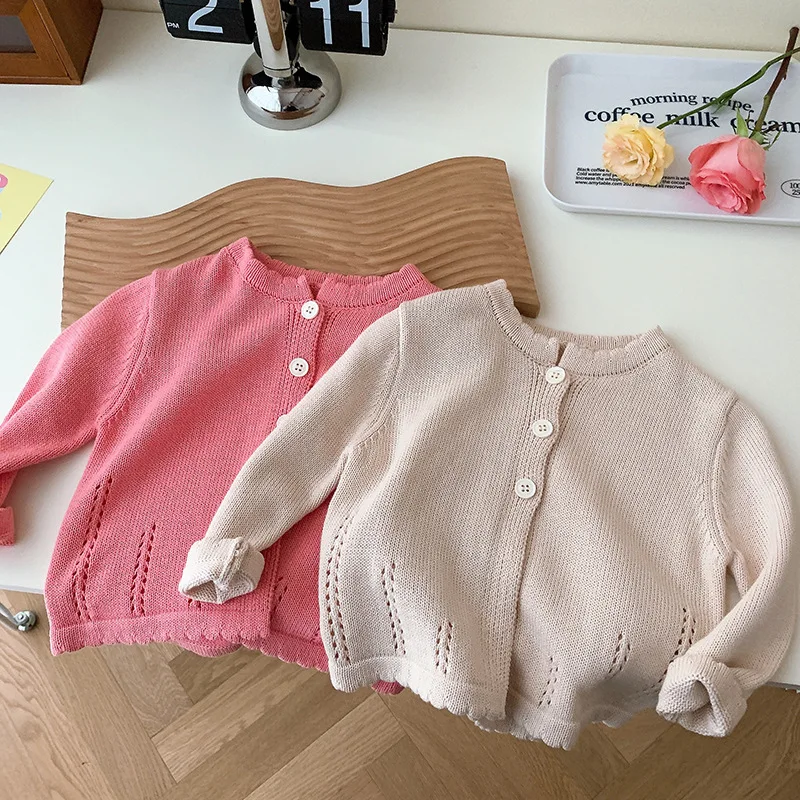 Boy Children Knitted Cardigan Hollow Out Sweater Spring Autumn Girl Baby Solid Long Sleeve Tops Coat Kid Cotton Casual Jackets
Boy Children Knitted Cardigan Hollow Out Sweater Spring Autumn Girl Baby Solid Long Sleeve Tops Coat Kid Cotton Casual Jackets