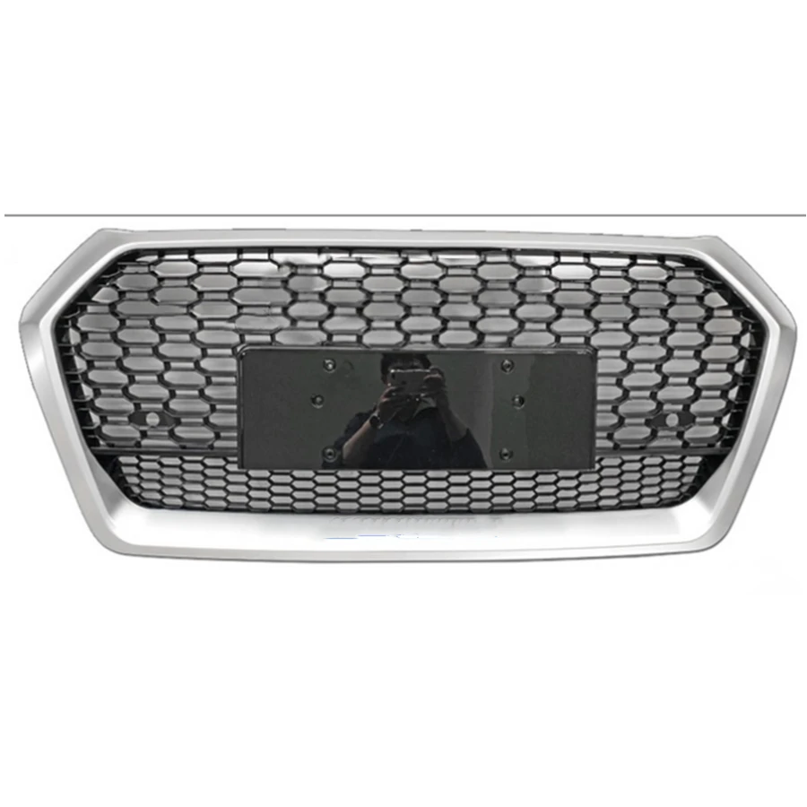 RSQ5 Style Front Sport hexagonal mesh honeycomb cover silver frame for Q5 L 2018-2019 auto parts
RSQ5 Style Front Sport hexagonal mesh honeycomb cover silver frame for Q5 L 2018-2019 auto parts