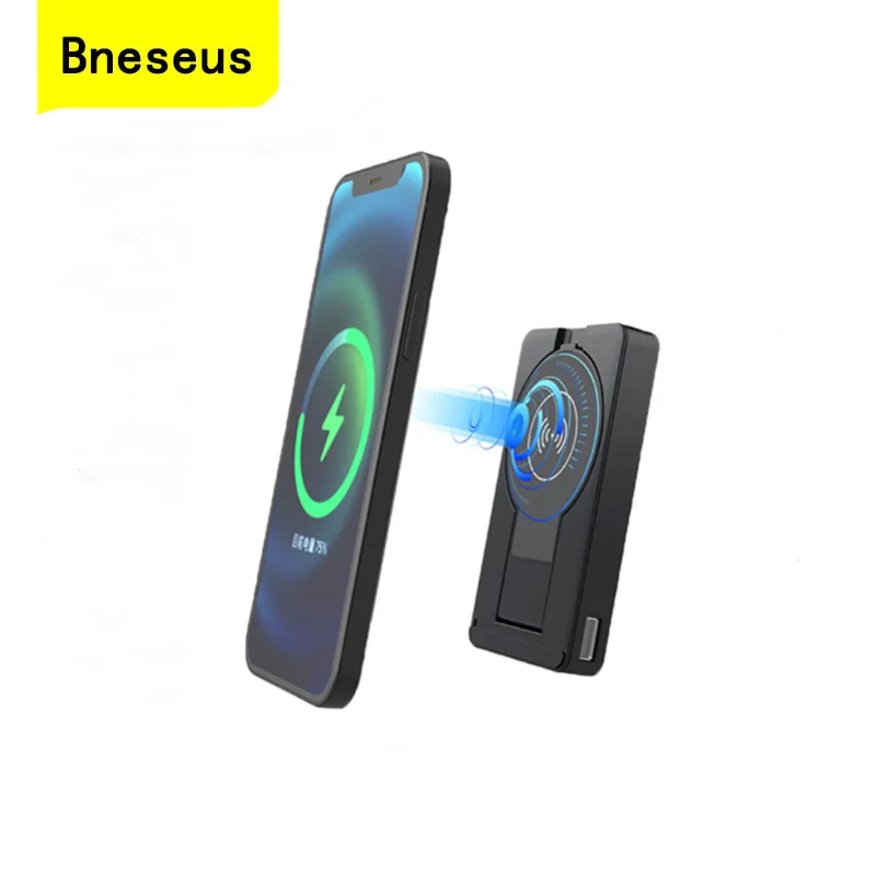 Wireless Magnetic Power Bank 5000mAh External Battery For Apple iPhone 13 Xiaomi Huawei Samsung Mobile Phone Bracket 15W Charger 
Wireless Magnetic Power Bank 5000mAh External Battery For Apple iPhone 13 Xiaomi Huawei Samsung Mobile Phone Bracket 15W Charger