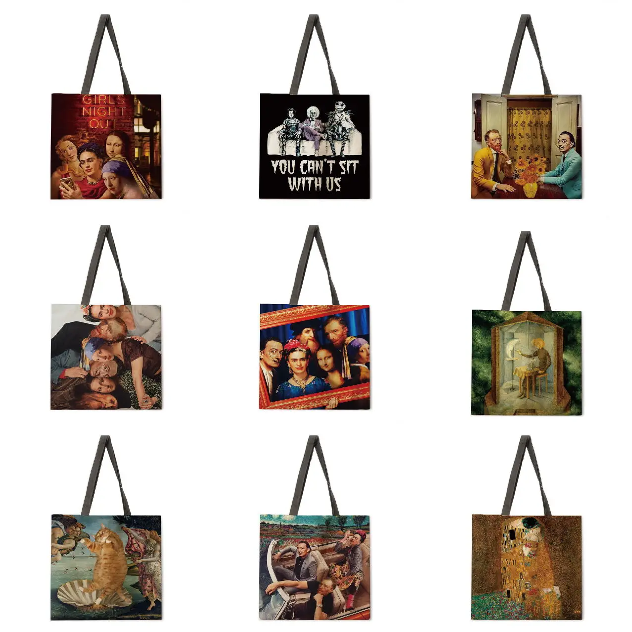 Oil painting classic Figure Printed Lady designer handbag Linen reusable shopping bag Grocery shoulder bag Lady tote bag
Oil painting classic Figure Printed Lady designer handbag Linen reusable shopping bag Grocery shoulder bag Lady tote bag