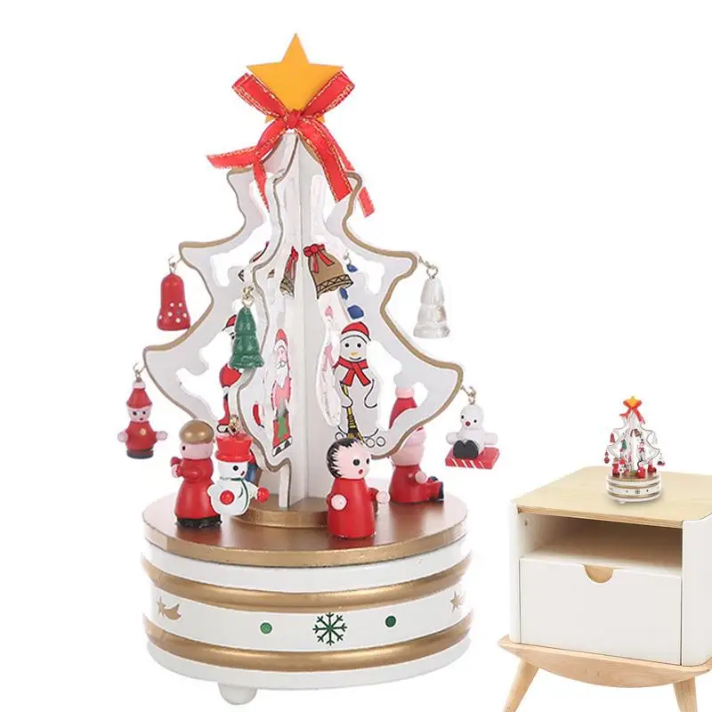 Music Box Christmas Christmas Tree Carousel Music Box Christmas Tree Building Kit Christmas Ornament Home Table Decor Holiday
Music Box Christmas Christmas Tree Carousel Music Box Christmas Tree Building Kit Christmas Ornament Home Table Decor Holiday