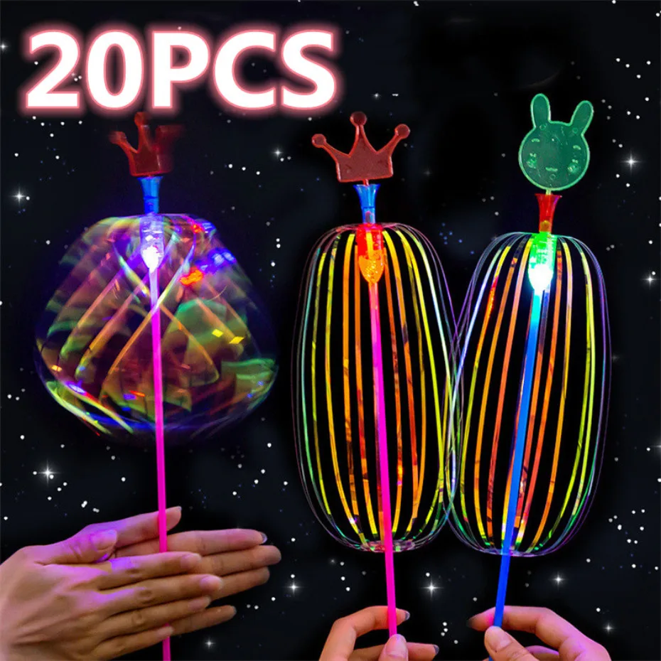 20PCS Rainbow Magic Stick Wand LED Bubble Flower Colorful Luminous Toy Flashing Wand Stick Toy Kids Toys Birthday Wedding Party
20PCS Rainbow Magic Stick Wand LED Bubble Flower Colorful Luminous Toy Flashing Wand Stick Toy Kids Toys Birthday Wedding Party