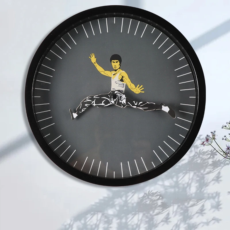 Bruce Lee Kung Fu Personality Wall Clock Mute Home Clock Decoration Round Clock wall decoration home decorating items undertal
Bruce Lee Kung Fu Personality Wall Clock Mute Home Clock Decoration Round Clock wall decoration home decorating items undertal