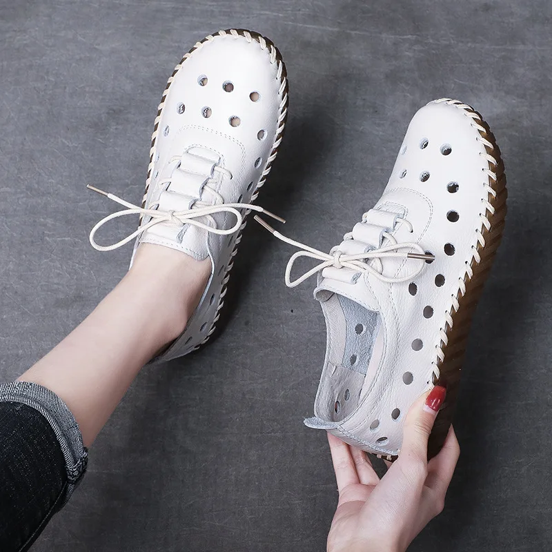 2022 High Quality Handmade Oxford Flats Shoes for Women Cheap Leather Loafers Mother Comfy Leisure Summer Daily Shoes
2022 High Quality Handmade Oxford Flats Shoes for Women Cheap Leather Loafers Mother Comfy Leisure Summer Daily Shoes