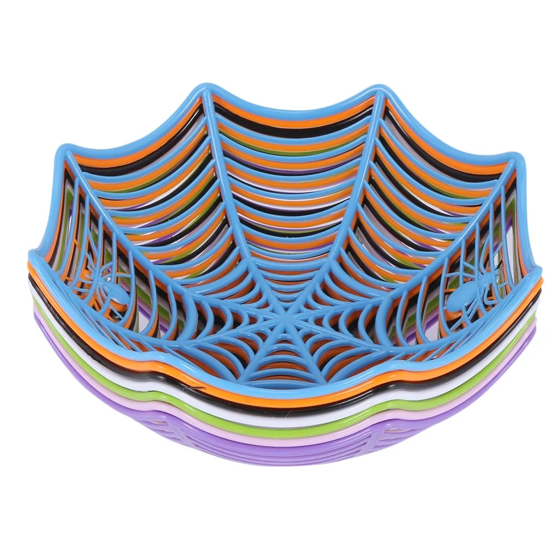 7PCS Halloween Candy Biscuit Package Basket Bowl Black Spider Web Bowl Fruit Plate Trick Or Treat Decor Ornament
7PCS Halloween Candy Biscuit Package Basket Bowl Black Spider Web Bowl Fruit Plate Trick Or Treat Decor Ornament