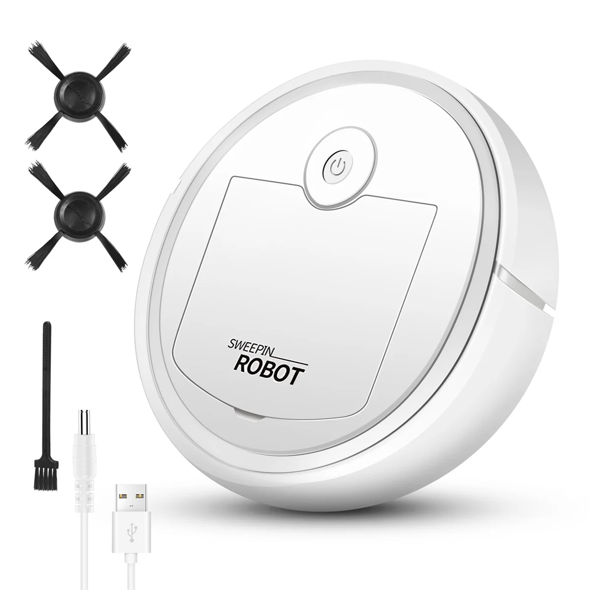 Robotic Vacuum Intelligent Low Noise Floor Sweeper Dust Catcher Carpet Cleaner ,White
Robotic Vacuum Intelligent Low Noise Floor Sweeper Dust Catcher Carpet Cleaner ,White