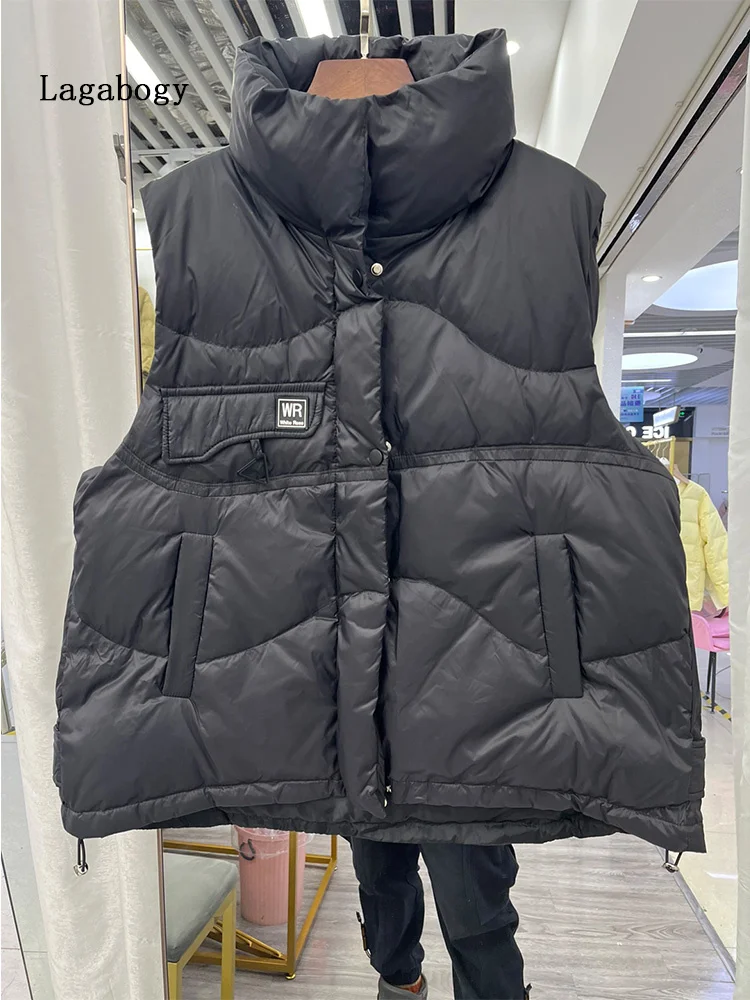 2022 New Autumn Winter Women Sleeveless Loose Warm Waistcoat Jacket 90% White Duck Down Vest Female Short Coat
2022 New Autumn Winter Women Sleeveless Loose Warm Waistcoat Jacket 90% White Duck Down Vest Female Short Coat