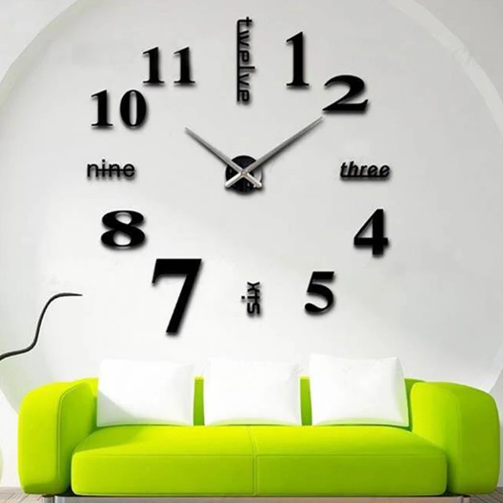 2D/3D DIY Wall Clock Modern Design Home Decor reloj de pared Acrylic Mirror Stickers Mute Quartz Needle Watch Clocks Horloge Hot
2D/3D DIY Wall Clock Modern Design Home Decor reloj de pared Acrylic Mirror Stickers Mute Quartz Needle Watch Clocks Horloge Hot