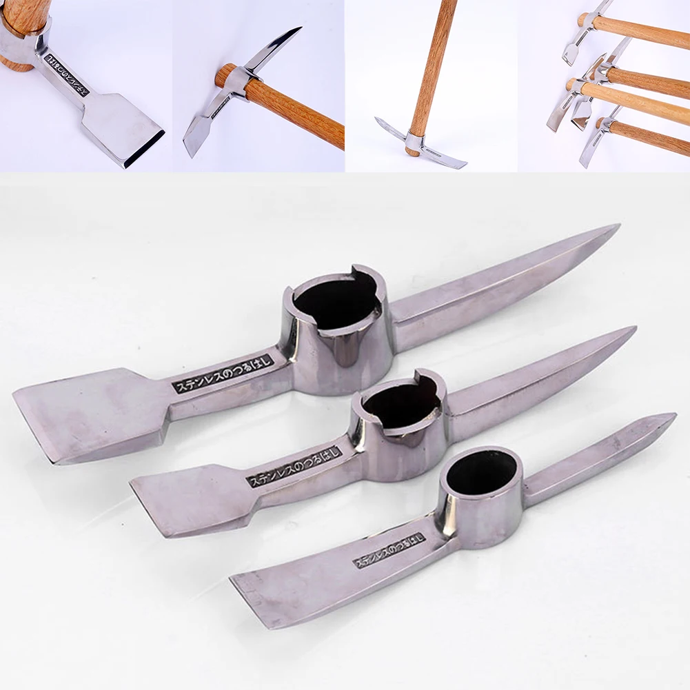 Stainless Steel Picks 0.5lb/0.8lb/1.5lb Gardening Pick Head For Digging Prospecting Camping Garden Pick Hand Tools Professional
Stainless Steel Picks 0.5lb/0.8lb/1.5lb Gardening Pick Head For Digging Prospecting Camping Garden Pick Hand Tools Professional