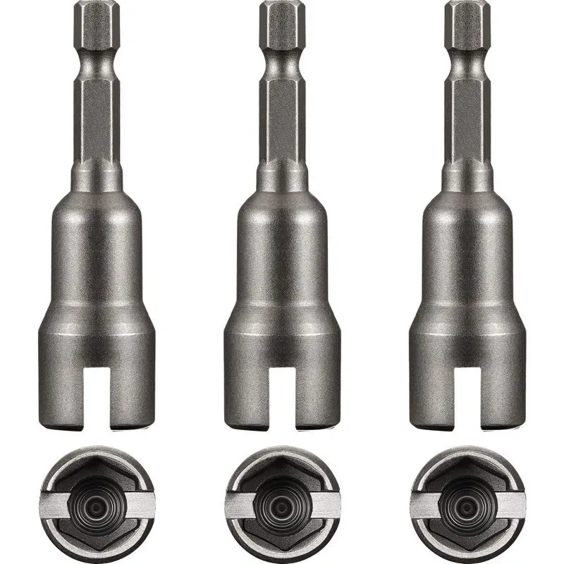 3 Packs Power Wing Nut Driver Set Slot Wing Nuts Drill Bit Socket Wrench 1/4 Inch Hex Shank for Panel Nuts Screw Eye C Hook Bolt
3 Packs Power Wing Nut Driver Set Slot Wing Nuts Drill Bit Socket Wrench 1/4 Inch Hex Shank for Panel Nuts Screw Eye C Hook Bolt