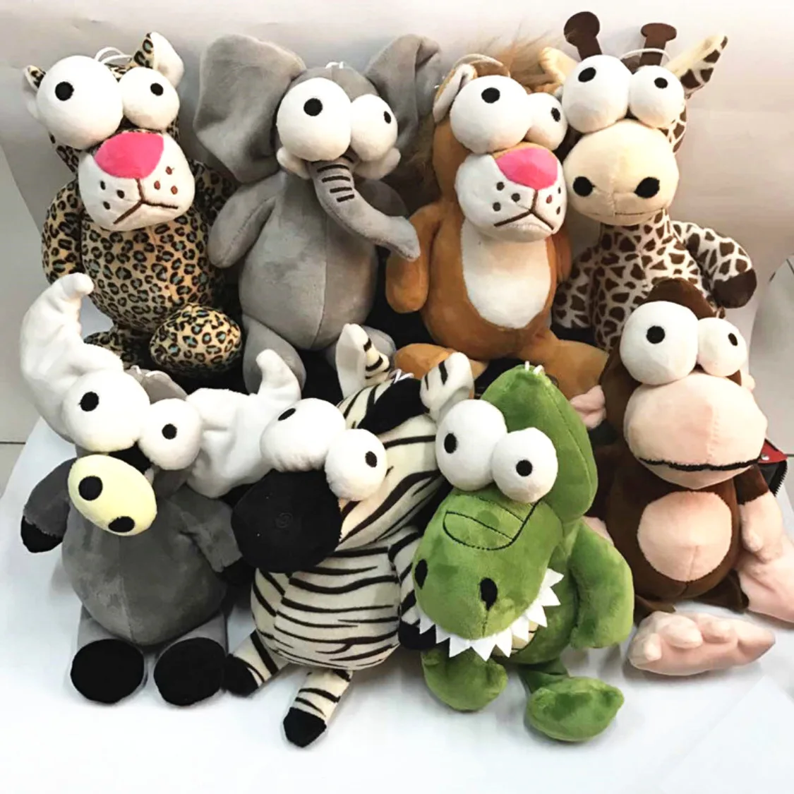 25cm Big Eyes Animal Plush Toys Lion Elephant Monkey Giraffe Forest Animals Appease Playmate Calm Doll Christmas Gifts
25cm Big Eyes Animal Plush Toys Lion Elephant Monkey Giraffe Forest Animals Appease Playmate Calm Doll Christmas Gifts