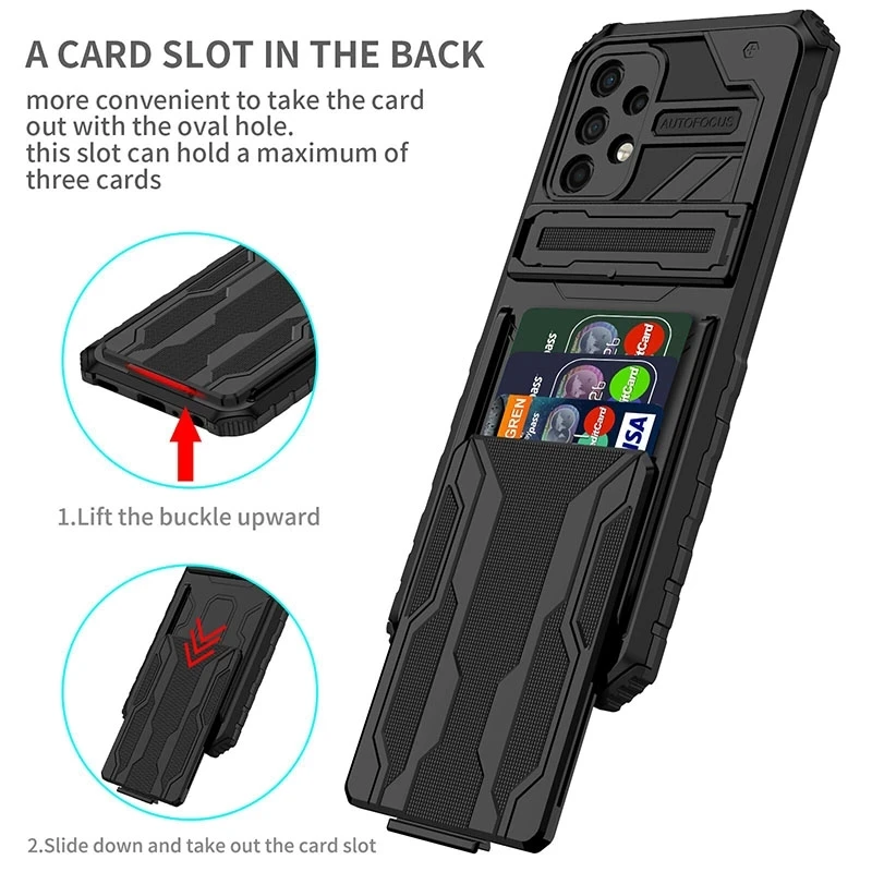 King Kong Card Bag Holder Phone Case for Samsung S22 S21 A12 A22 A31 A32 A52 A72 5G Cover
King Kong Card Bag Holder Phone Case for Samsung S22 S21 A12 A22 A31 A32 A52 A72 5G Cover