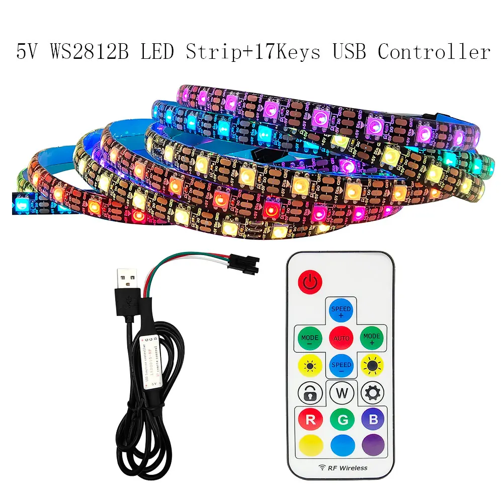 5V USB WS2812 WS2812B 30/60/74/96/144Pixels/m RGB Led Strip Kit SMD 5050 RGB IndividuaIIy Addressable Smart Pixels Led Light
5V USB WS2812 WS2812B 30/60/74/96/144Pixels/m RGB Led Strip Kit SMD 5050 RGB IndividuaIIy Addressable Smart Pixels Led Light