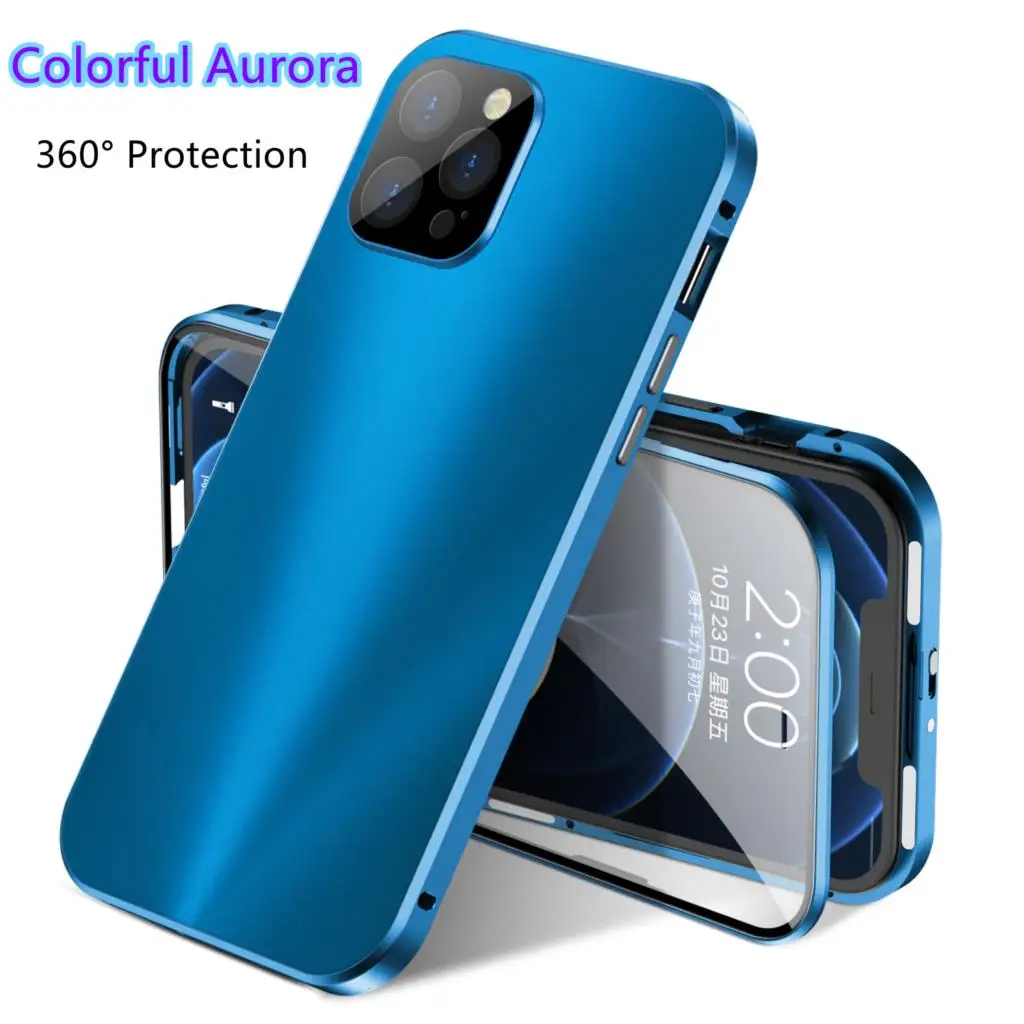 Чехол для iPhone 13 12 Pro Max, защитный чехол на весь корпус с поворотом на 360 градусов, магнитный металлический бампер, переднее стекло + блестящая з...
Чехол для iPhone 13 12 Pro Max, защитный чехол на весь корпус с поворотом на 360 градусов, магнитный металлический бампер, переднее стекло + блестящая з...