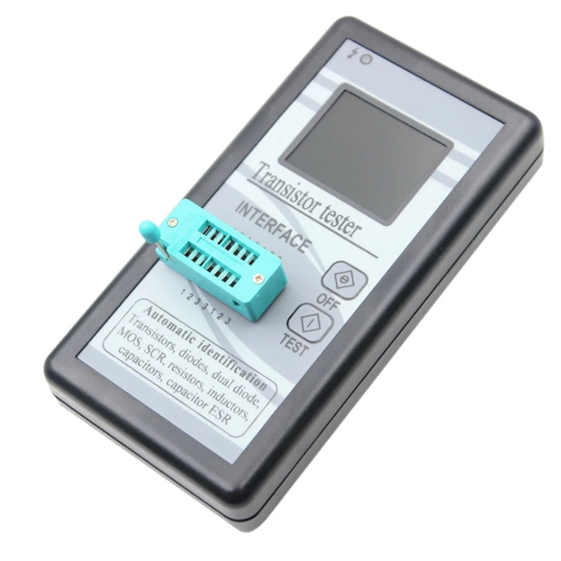 M328 Multifunction LCD Backlight Transistor Tester Diode Thyristor Capacitive ESR LCR Meter With Black Plastic Housing
M328 Multifunction LCD Backlight Transistor Tester Diode Thyristor Capacitive ESR LCR Meter With Black Plastic Housing