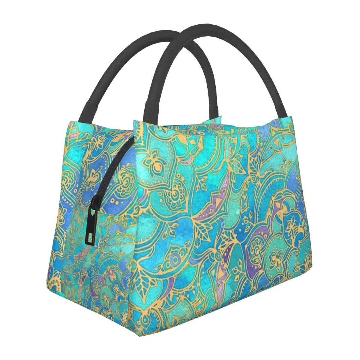 Metallic Gold Retro Lunch Bag Boho Mandalas Convenient Lunch Box Men School Print Cooler Bag Fashion Oxford Thermal Lunch Bags
Metallic Gold Retro Lunch Bag Boho Mandalas Convenient Lunch Box Men School Print Cooler Bag Fashion Oxford Thermal Lunch Bags