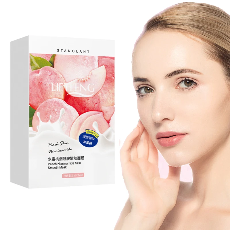 14 Pack Peach Niacinamide Sleeping Mask Shrink Pore Brush Mask Moisturizing Disposable Mask Skin Care Improve Roughness Brighten
14 Pack Peach Niacinamide Sleeping Mask Shrink Pore Brush Mask Moisturizing Disposable Mask Skin Care Improve Roughness Brighten