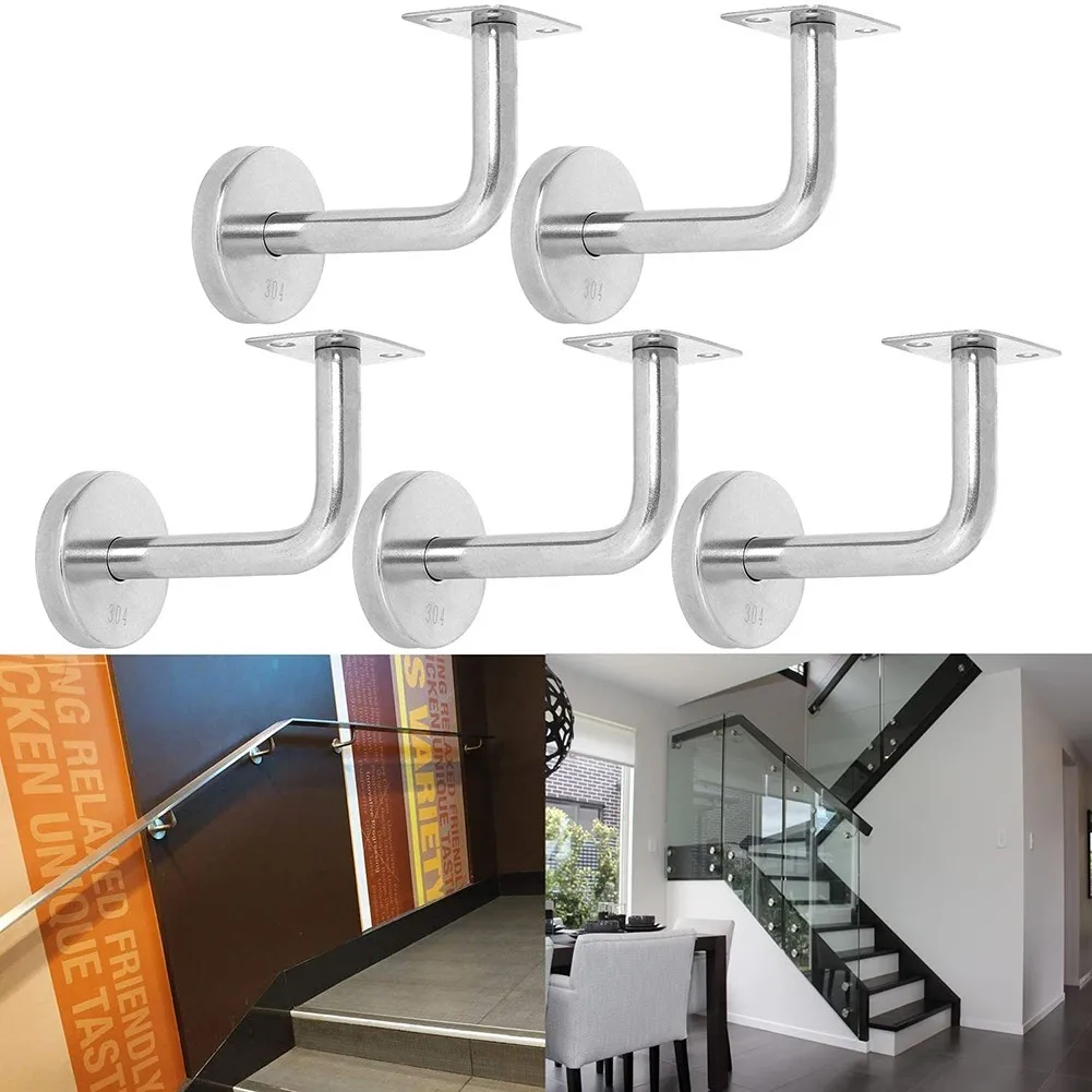 Wall Mounted Handrail Bracket 60MM Bannister Rail Support Stainless Steel Stair Wall Brackets 1X New Practical
Wall Mounted Handrail Bracket 60MM Bannister Rail Support Stainless Steel Stair Wall Brackets 1X New Practical