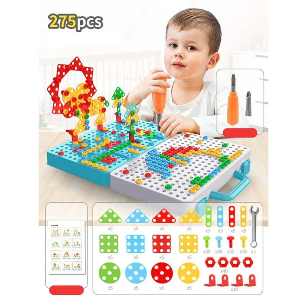 Kids Drill Screw Nut Puzzles Toys Pretend Play Tool Drill Disassembly Assembly Children Drill 3D Puzzle Toys For Boy
Kids Drill Screw Nut Puzzles Toys Pretend Play Tool Drill Disassembly Assembly Children Drill 3D Puzzle Toys For Boy