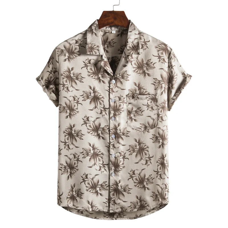 Vintage Floral Print Hawaiian Shirt Men 2022 Summer New Short Sleeve Beach Aloha Shirts Men Casual Button Down Shirt with Pocket
Vintage Floral Print Hawaiian Shirt Men 2022 Summer New Short Sleeve Beach Aloha Shirts Men Casual Button Down Shirt with Pocket