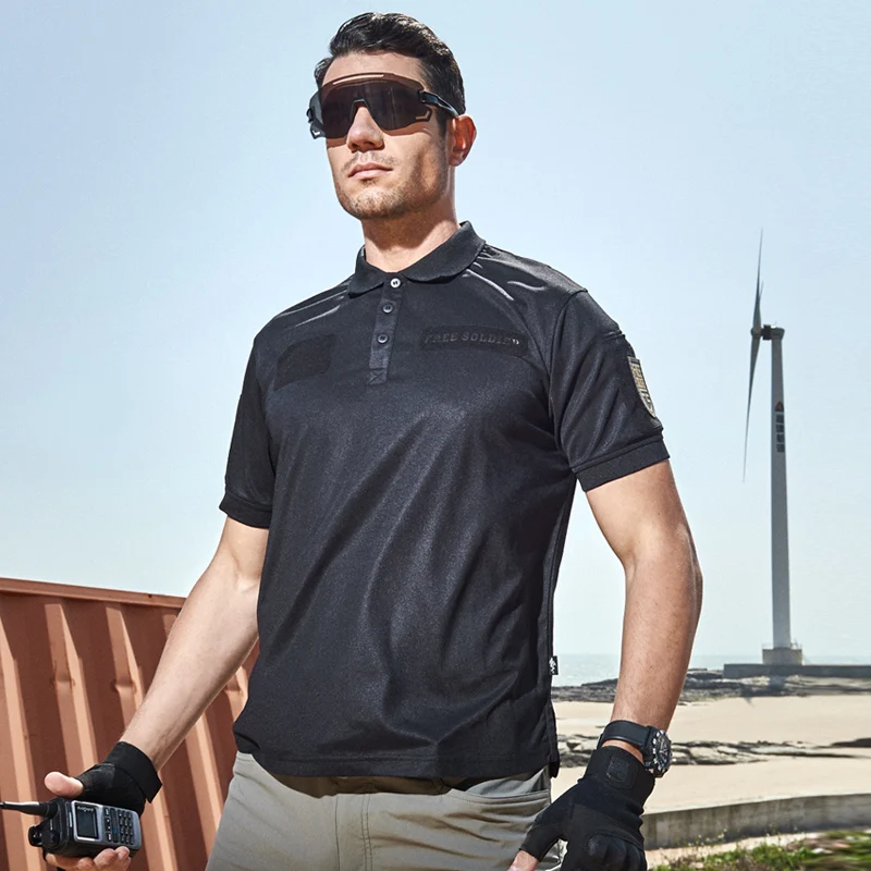 FREE SOLDIER Outdoor sports Camping Hiking shirt with COOLMAX Fabrics Men's Tactical Quick-drying Shirt/T-shirt cloth
FREE SOLDIER Outdoor sports Camping Hiking shirt with COOLMAX Fabrics Men's Tactical Quick-drying Shirt/T-shirt cloth