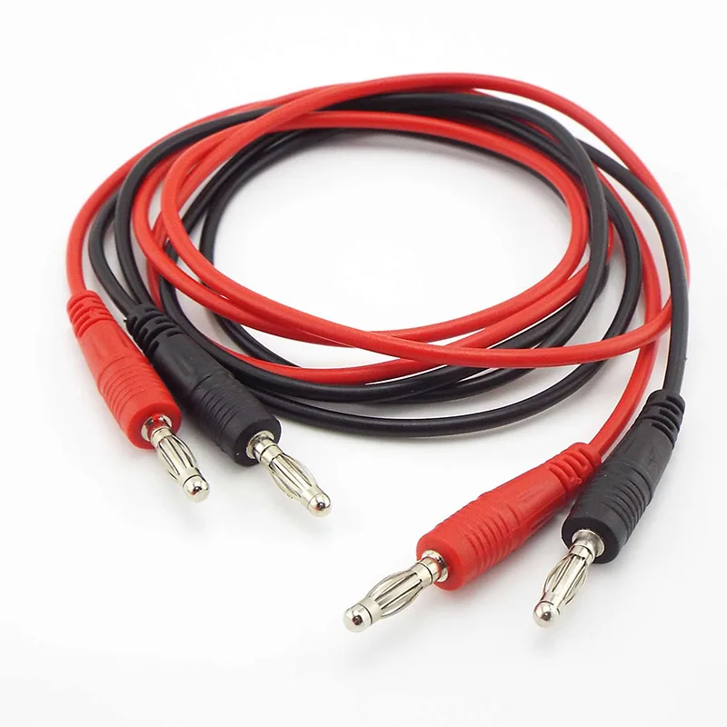 4mm Banana Plug to Banana Plug for Multimeter Testing Cable Wire Test Wire Kit Conductive Metal
4mm Banana Plug to Banana Plug for Multimeter Testing Cable Wire Test Wire Kit Conductive Metal
