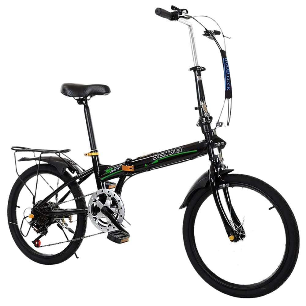 20 Inches Bicycle Folding Bicycle Carbon Steel Ordinary Foot Hard Frame Resistance Adhesive Rear Lock Brake Chainless Durable
20 Inches Bicycle Folding Bicycle Carbon Steel Ordinary Foot Hard Frame Resistance Adhesive Rear Lock Brake Chainless Durable