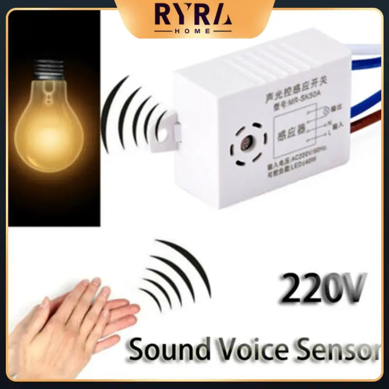 2/4/5PCS 220V Sound Voice Sensor Switch Module Detector Intelligent Auto On Off Light Switch for Corridor Bath Warehouse Stair
2/4/5PCS 220V Sound Voice Sensor Switch Module Detector Intelligent Auto On Off Light Switch for Corridor Bath Warehouse Stair