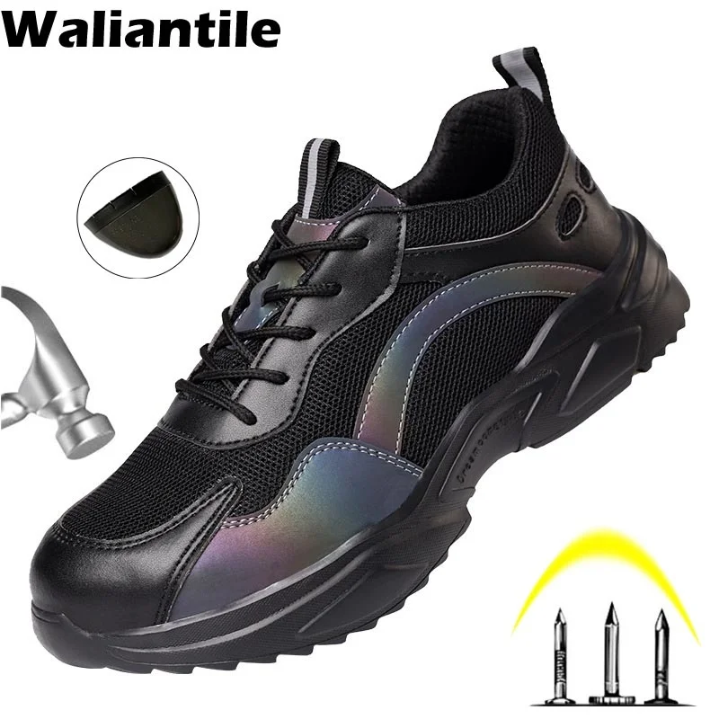 Защищающие от проколов рабочие ботинки с стальным носком
Защищающие от проколов рабочие ботинки с стальным носком