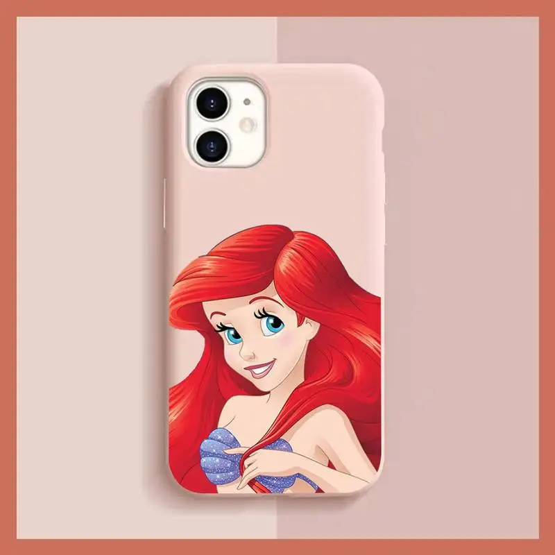 Disney Ariel The Mermaid Phone Case for iPhone 11 12 13 Mini Pro Xs Max 8 7 6 6S Plus X XR Solid Candy Color Case
Disney Ariel The Mermaid Phone Case for iPhone 11 12 13 Mini Pro Xs Max 8 7 6 6S Plus X XR Solid Candy Color Case