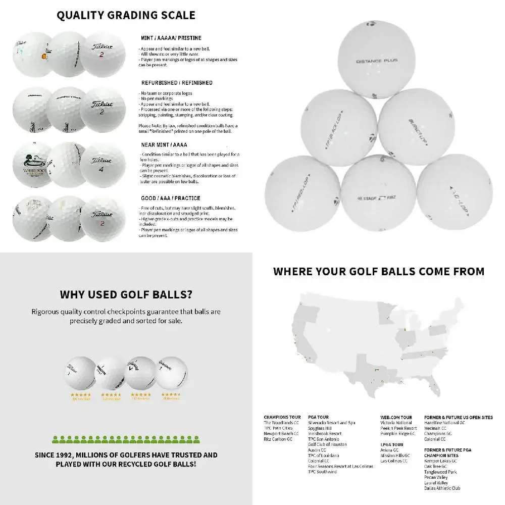 High-Quality, Club Mint 50 Golf Balls Mix - The Perfect Choice for Your Game of Golf!
High-Quality, Club Mint 50 Golf Balls Mix - The Perfect Choice for Your Game of Golf!