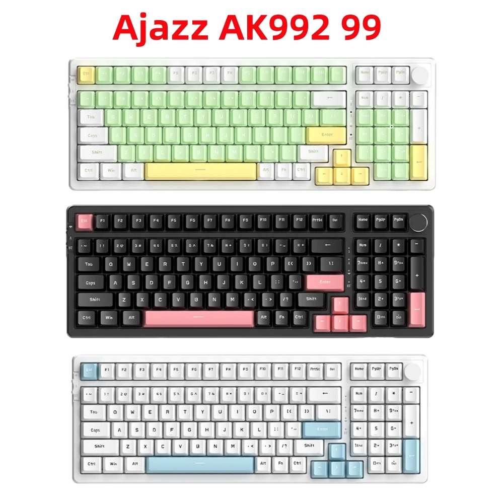 Механическая клавиатура AK992, 99-клавишная клавиатура с RGB подсветкой, поддержка Bluetooth
Механическая клавиатура AK992, 99-клавишная клавиатура с RGB подсветкой, поддержка Bluetooth