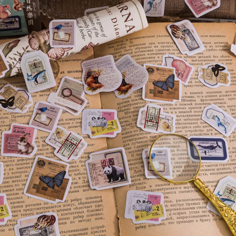 45 шт., декоративные наклейки в виде животных и бабочек 
45 шт., декоративные наклейки в виде животных и бабочек