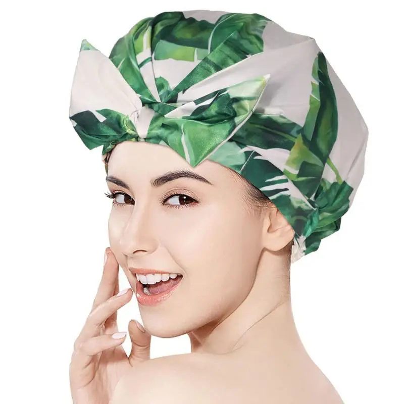 Shower Cap for Women Reusable Waterproof Fashion Bowknot with Soft Elastic Easy to Wear Suitable for Short Long Hair Bath Caps
Shower Cap for Women Reusable Waterproof Fashion Bowknot with Soft Elastic Easy to Wear Suitable for Short Long Hair Bath Caps
