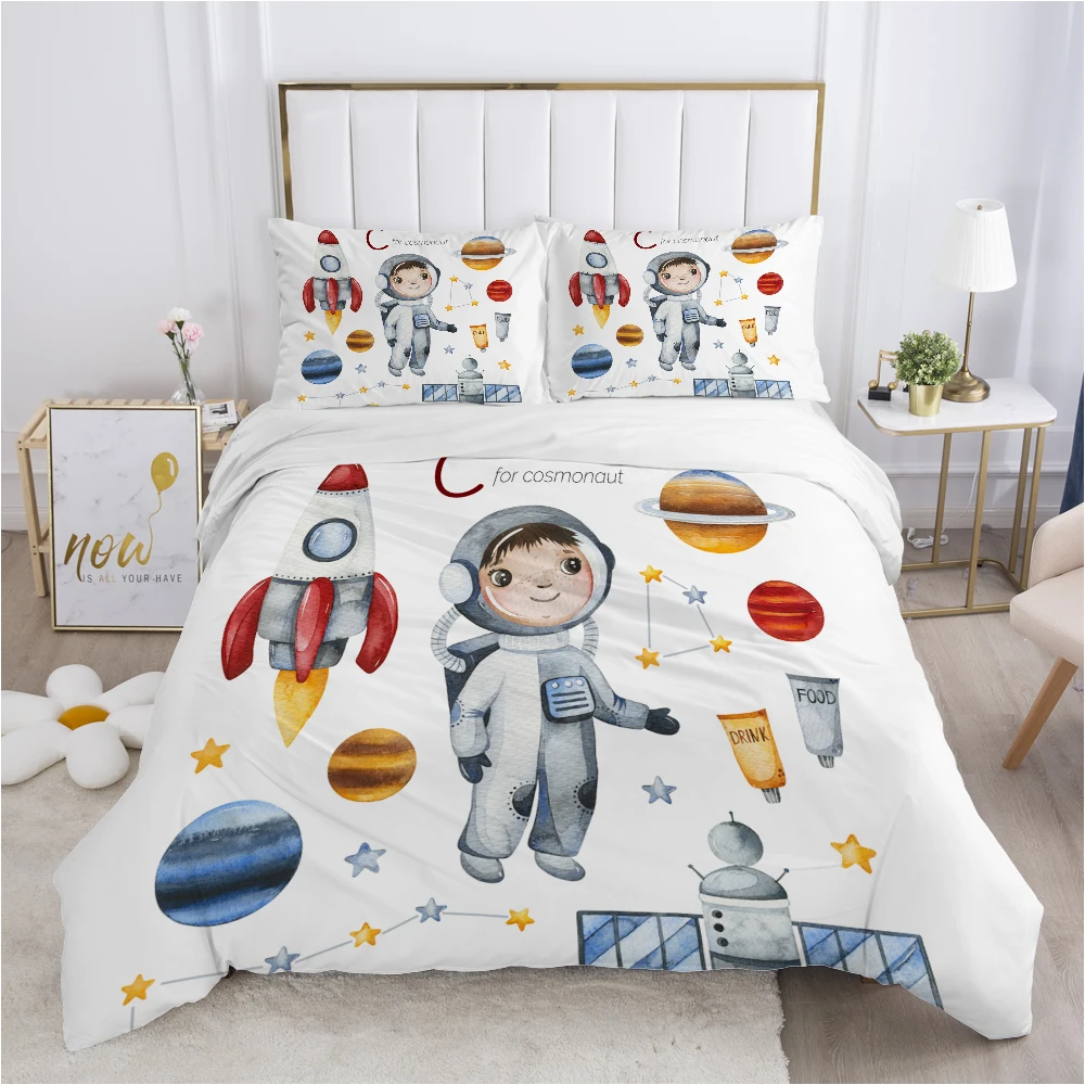 Astronaut Cartoon Duvet Cover Set For Kids Baby Child King Queen Quilt Children Bedding Set Pillowcase S Bedclothes
Astronaut Cartoon Duvet Cover Set For Kids Baby Child King Queen Quilt Children Bedding Set Pillowcase S Bedclothes