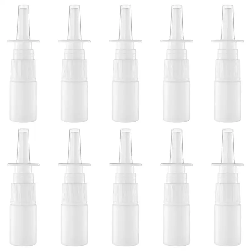 20pcs 10ml Nasal Spray Bottle Refillable Container Empty Nasal Sprayer Nose Dropper Bottles Press Spray Head Atomizer Plastic
20pcs 10ml Nasal Spray Bottle Refillable Container Empty Nasal Sprayer Nose Dropper Bottles Press Spray Head Atomizer Plastic
