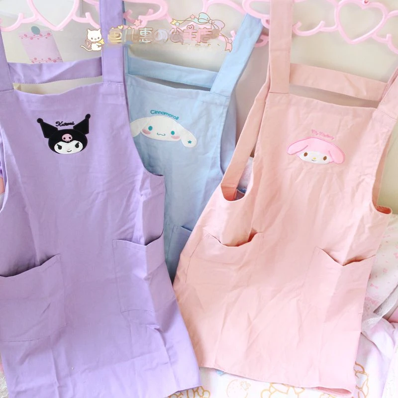 Kawaii My Melody Cinnamoroll Kuromi Girl Heart Cotton Washed Cloth Housework Apron Anime Sanrio Sleeve Workwear Kitchen
Kawaii My Melody Cinnamoroll Kuromi Girl Heart Cotton Washed Cloth Housework Apron Anime Sanrio Sleeve Workwear Kitchen