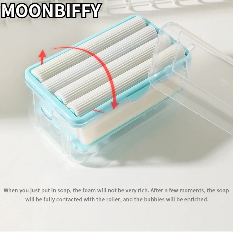 Multifunctional Soap Dish For Bathroom Shower Hand Rub-free Soap Box With Sponge Rollers For Kitchen Bathroom Accessories soap
Multifunctional Soap Dish For Bathroom Shower Hand Rub-free Soap Box With Sponge Rollers For Kitchen Bathroom Accessories soap