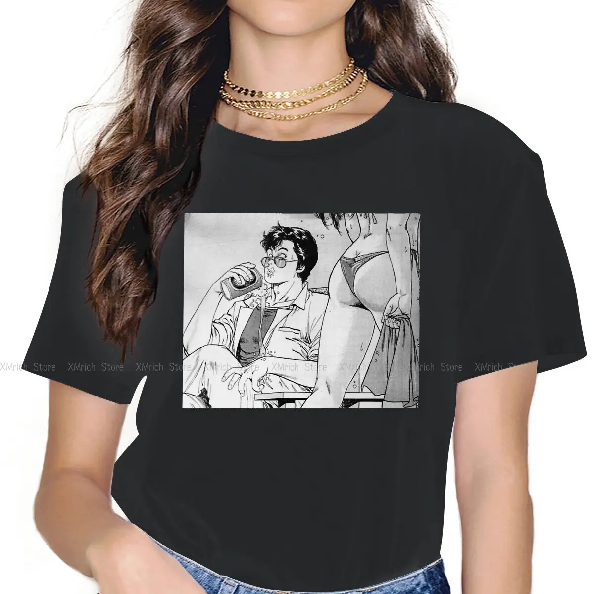 ryo saeba pervert Women Clothes City Hunter Anime Oversized T-shirt Harajuku Vintage Female Clothing
ryo saeba pervert Women Clothes City Hunter Anime Oversized T-shirt Harajuku Vintage Female Clothing