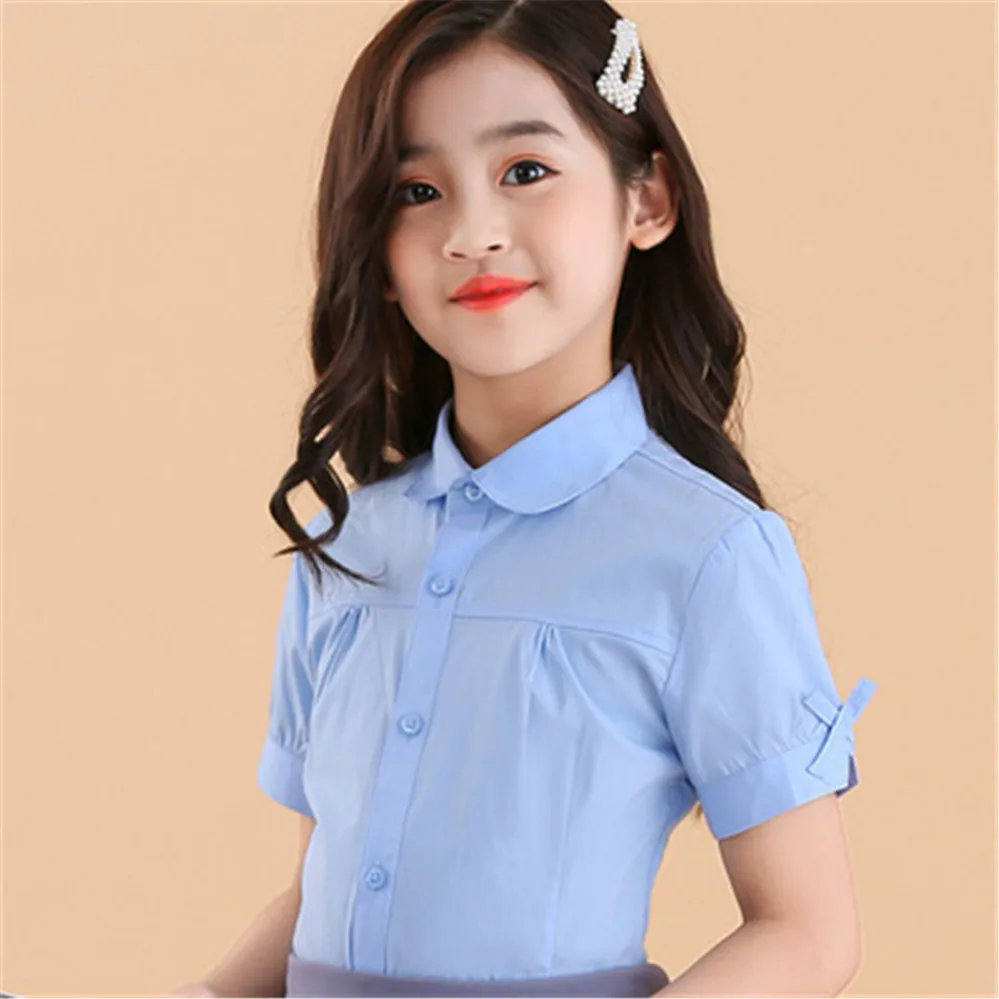 Baby Toddler Teenager School Girls Blouse Shirt White Short Sleeve Girl Tops Cotton Shirts for Kids Children 6 8 10 12 Years
Baby Toddler Teenager School Girls Blouse Shirt White Short Sleeve Girl Tops Cotton Shirts for Kids Children 6 8 10 12 Years