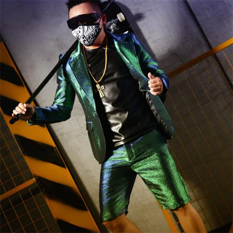 Green silk shining blazer men suits designs jacket mens coat stage costumes for singers clothes dance star style fashion dress
Green silk shining blazer men suits designs jacket mens coat stage costumes for singers clothes dance star style fashion dress