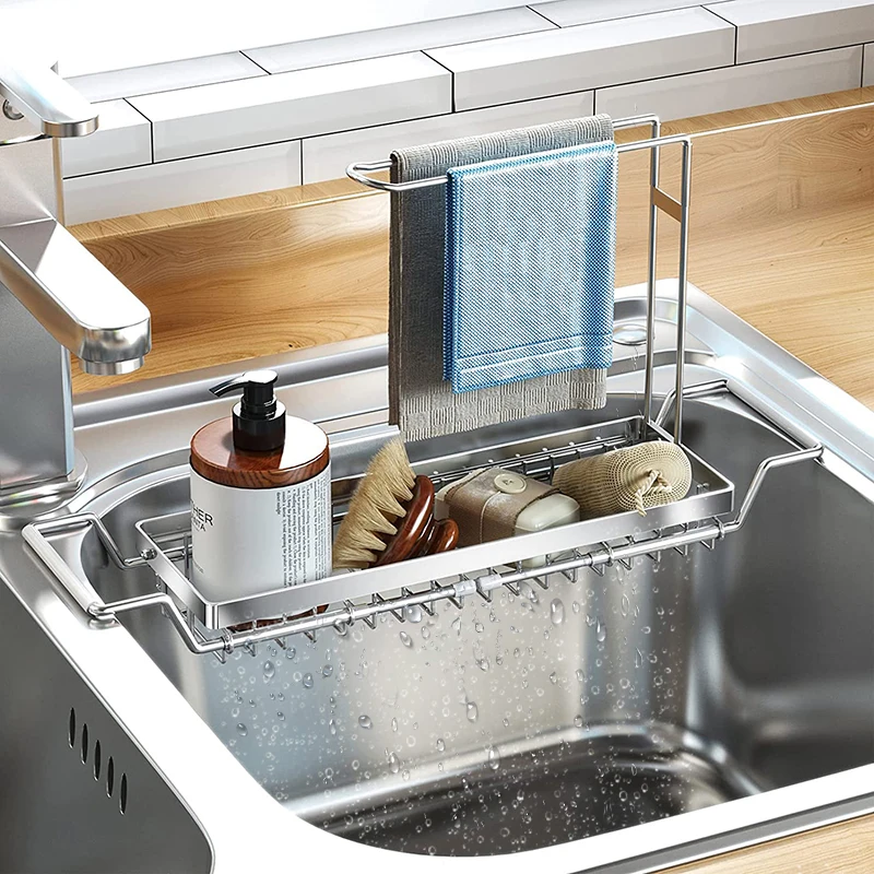 Telescopic 2 1 Sink Storage Rack Holder | Telescopic Storage Rack Kitchen Sink - Sink
Telescopic 2 1 Sink Storage Rack Holder | Telescopic Storage Rack Kitchen Sink - Sink