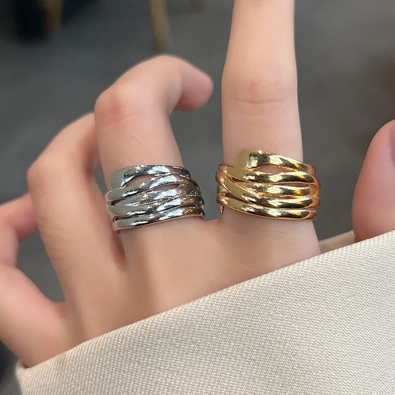 QMCOCO Silver Color Rings Multilayer Wrapped Line Punk Hip Hop Fashion Luxury Women Jewelry Accessories
QMCOCO Silver Color Rings Multilayer Wrapped Line Punk Hip Hop Fashion Luxury Women Jewelry Accessories