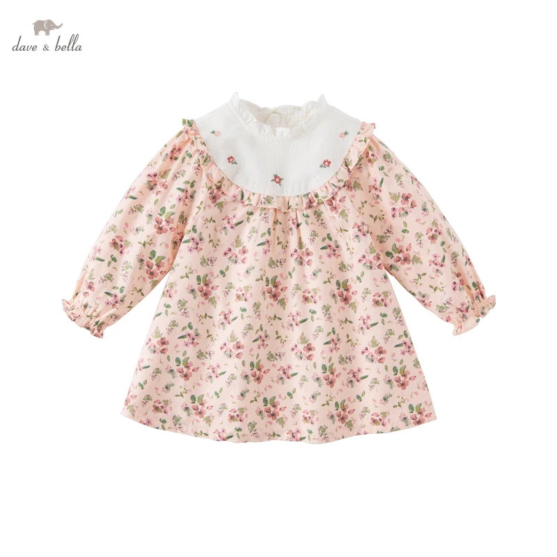 Dave Bella Girls' Dress Spring Autumn Doll Collar Floral Party Princess Dress Children's Baby Kids Girls Clothing DB3222324
Dave Bella Girls' Dress Spring Autumn Doll Collar Floral Party Princess Dress Children's Baby Kids Girls Clothing DB3222324