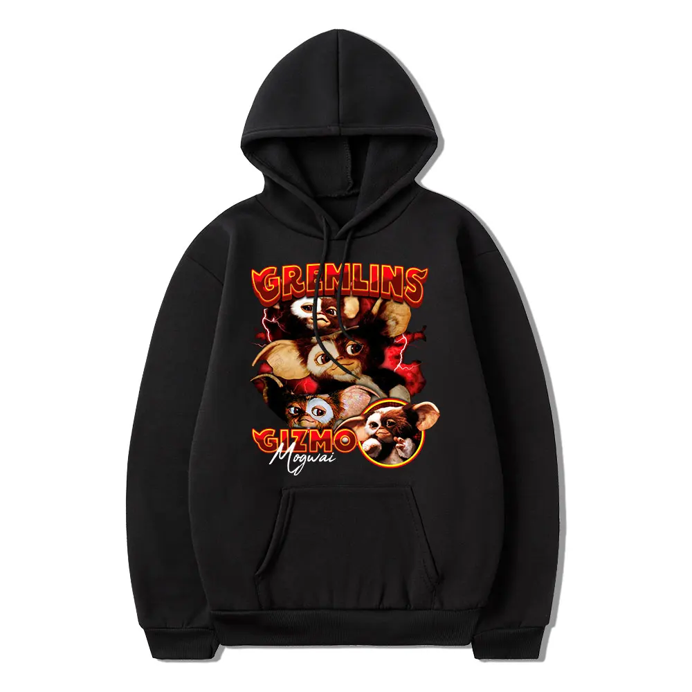 

Gremlin 84 Oversized Hoodie Men Gremlins Gizmo Sweatshirt Mogwai Monster Hoodies Sci Fi Cotton 80s Movie Long Sleeves Hoody Tops