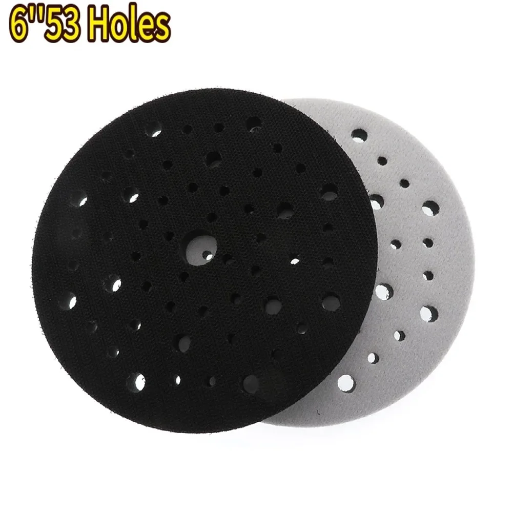 1pc 6Inch 150mm 53-Holes Soft Sponge Interface Pad Hook And Loop Sanding Disc Buffer Sponge Interface Cushion Pad For Sander
1pc 6Inch 150mm 53-Holes Soft Sponge Interface Pad Hook And Loop Sanding Disc Buffer Sponge Interface Cushion Pad For Sander