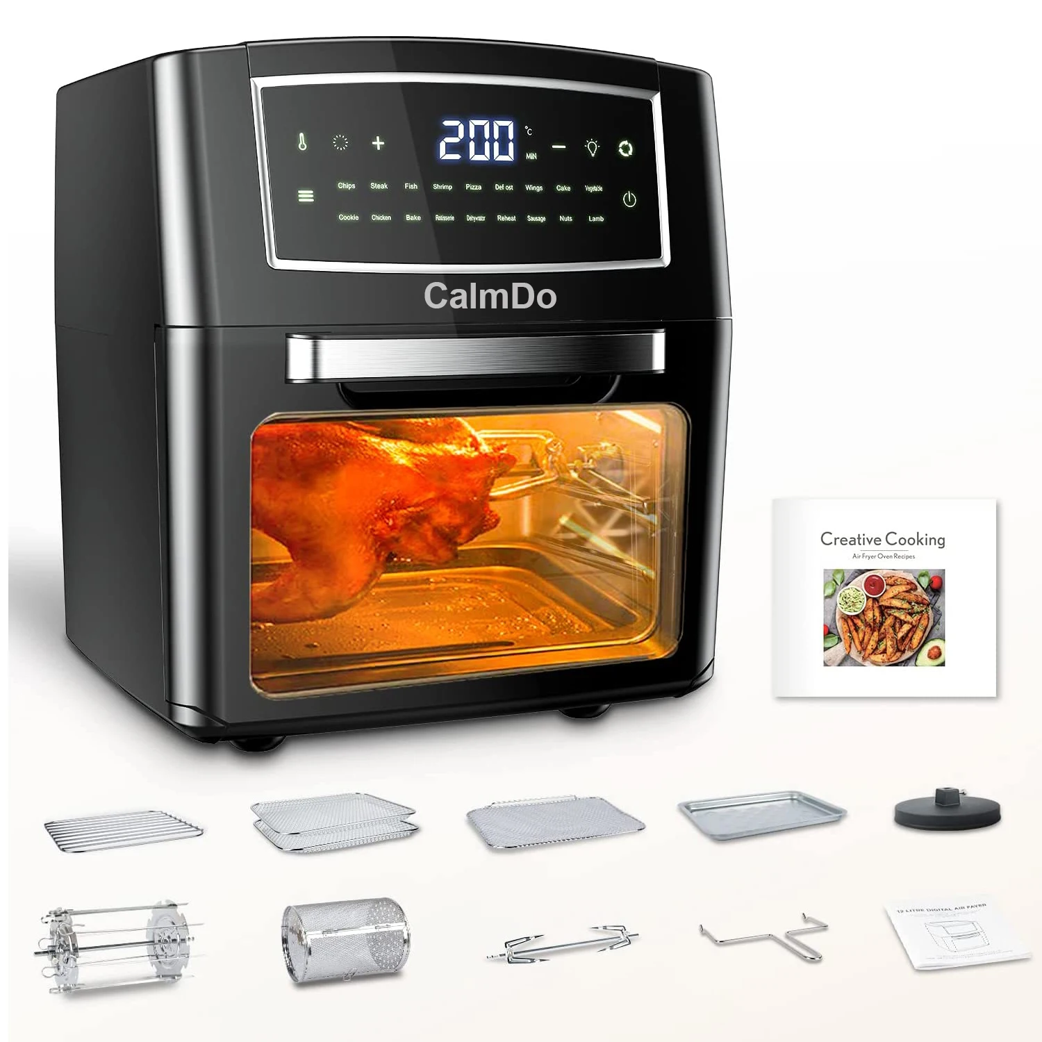 Oil Free Air Fryer Oven with 18 Programs Touch Screen Smart Air Oven Savings with Gas Fees
Oil Free Air Fryer Oven with 18 Programs Touch Screen Smart Air Oven Savings with Gas Fees